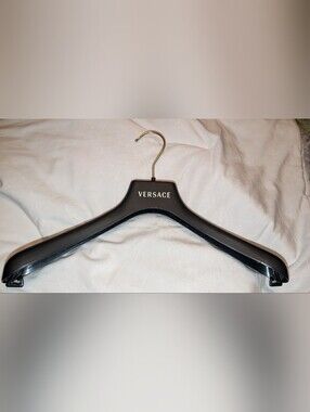 Versace Clothing Hanger Plastic 15" Black NWOT